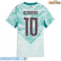 Camisa de time de futebol Portugal Bernardo Silva #10 Replicas 2º Equipamento Feminina Mundo 2026 Manga Curta